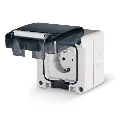 Priza schuko PT 2P+E 16A 250V IP66 Scame