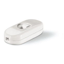 Intrerupator pe fir alb Scame