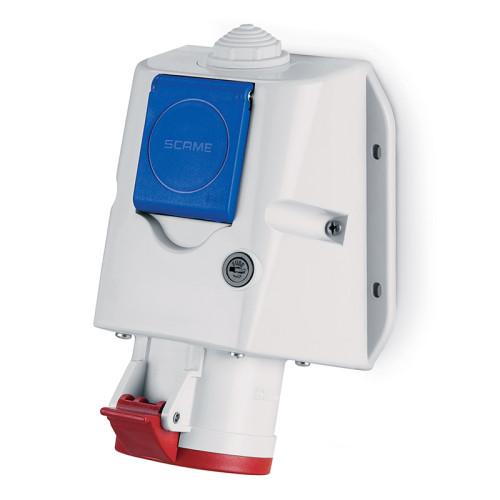 Priza combi 32A 3P+E+N si schuko IP44 Scame