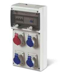 Ansamblu 3P+E 16A 400V IP44 Scame