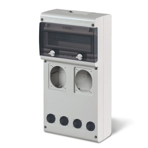 Tablou PT 11M cu loc pt 2+4 prize IP66 Scame