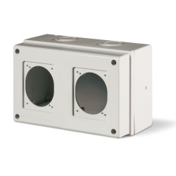 Cutie PT cu loc pt 2 prize IP66 Scame