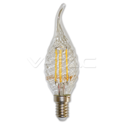 Bec LED fantezie filament 4W E14 WW 4388 V-TAC