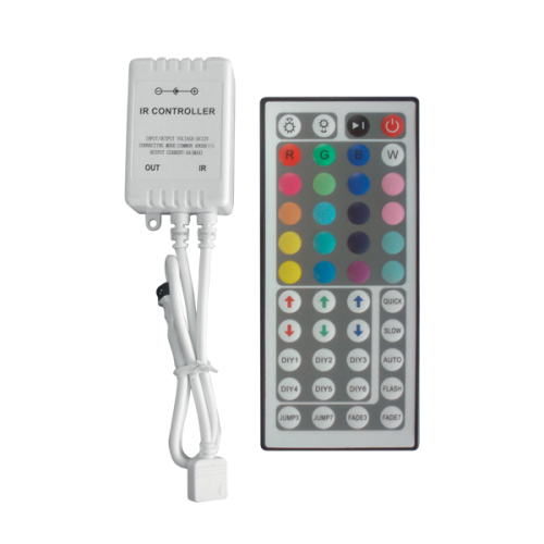 CONTROLER CU INFRAROSU LEDRGB 12V 6A 44 BUTOANE 99RGBCONTROL2