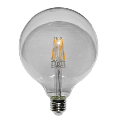 Bec decorativ LED E27, glob 125,8W Lumen