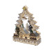 Figurina decorativa Sat de Craciun Lemn  - imagine 1