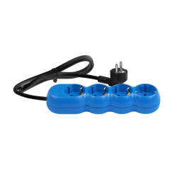 Prelungitor Albastru, 4 prize, 1.5m, AS4015N11 