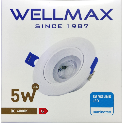 Spot Mobil Led Samsung rotund ST 5W 4000K VE20042