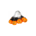 Ghirlanda lumini LED Pumpkin Halloween 10 becuri - imagine 1