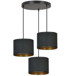 Lustra HILDE 3 BL Premium BLACK 1054/3PREM Emibig