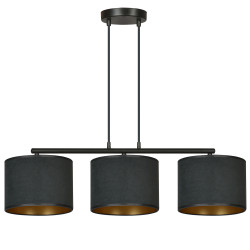 Lustra HILDE 3 BL BLACK 1054/3 Emibig