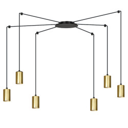 Lustra TRAKER 6 BL / GOLD 526/6 Emibig