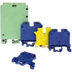 Cleme SIR cu montaj pe sina DIN cu impamantare  2,5 Comtec