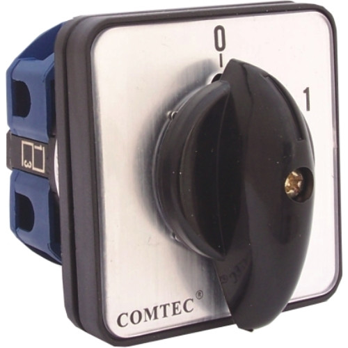 Comutator cu came 0-1 2P/1ETAJ /LW26 25A 2 pozitii 1 nivel Comtec