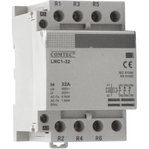 Contactor cu montare pe sina DIN – LNC1-32 2NO+1NC Comtec