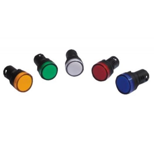 Lampa de semnalizare 22mm 230V led albastru Comtec