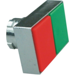 Cap buton dublu egal  rosu/verde  Comtec