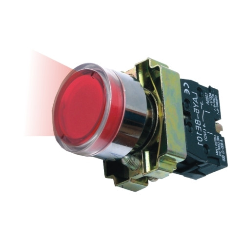 Buton luminos revenire cu LED rosu 1 NI Comtec