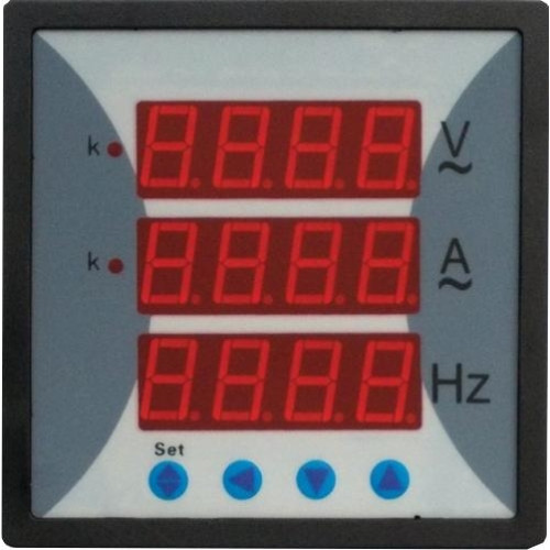 Multimetru digital monofazic 72x72mm AC500V AC5A 45-65Hz Comtec