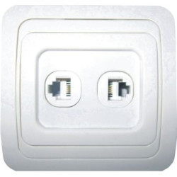 Priza telefon ST 2x6P4C Eco Comtec