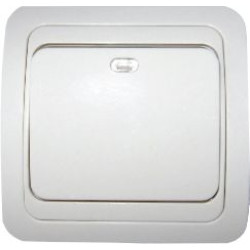 Intrerupator simplu cu led Eco Premium  Comtec