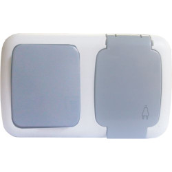 Intrerupator simplu + Priza shuko PT ELEGANT Comtec