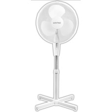 Ventilator cu picior, 45W, 36cm diametru, 3 trepte viteza, Alb, Entac