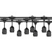 Ghirlanda de lumini cu soclu E27 10m 10 becuri IP44 - imagine 3