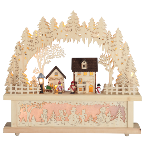 Decoratiune luminoasa din lemn ROSENHEIM 270-56 Eglo