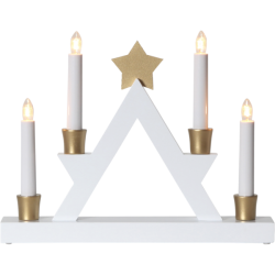 Decoratiune Sfesnic din lemn cu detalii aurii 271-32 Eglo