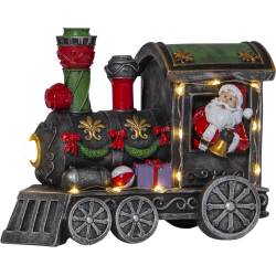Decoratiune luminoasa cu tren si Mos Craciun LOKE 992-30 Eglo