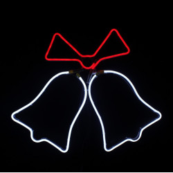 Clopotei cu funda LED NEON FLEX ALB RECE(CDL) si ROSU DDN-1729 PROFI