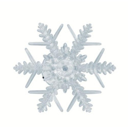 Decor pentru fereastră cu LED, fulg de zăpadă, cu ventuză, 3V KID 331