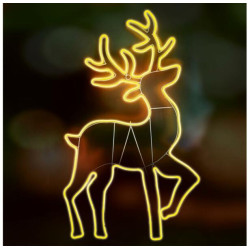 Cerb Neon-light galben 94x56cm, NEON 4