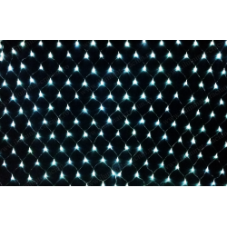 Instalatie plasa 1.5x1.5m 120 LED Alb Rece fir transparent - interior