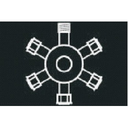 Ramificatie 6 DD 9017 gama sistem PROFI