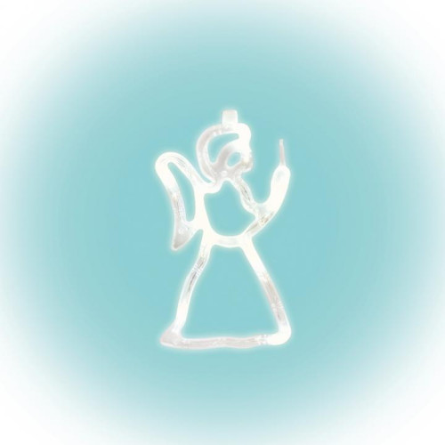 Decor pentru fereastră cu LED inger KID413