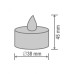 Set 6 candele cu led  CD 6/WH Somogyi - imagine 1