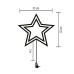 Decor pentru fereastră cu LED stea KID503WW - imagine 2