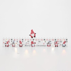 Calendar Advent cu Led-uri Lemn KLW25 Somogyi