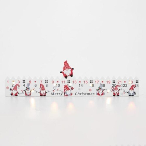 Calendar Advent cu Led-uri Lemn KLW25 Somogyi