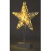 Decor pentru masă cu LED, stea, 4,5V - imagine 2